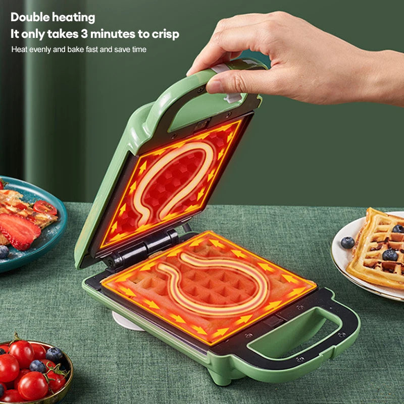 Electric Sandwich Maker &amp;WafflesBreakfast