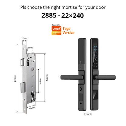 Smart Sliding Door Fingerprint Lock