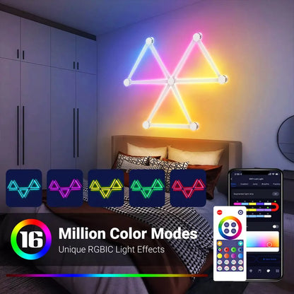 WIFI LED Smart Wall Lamp RGBIC Light Bar