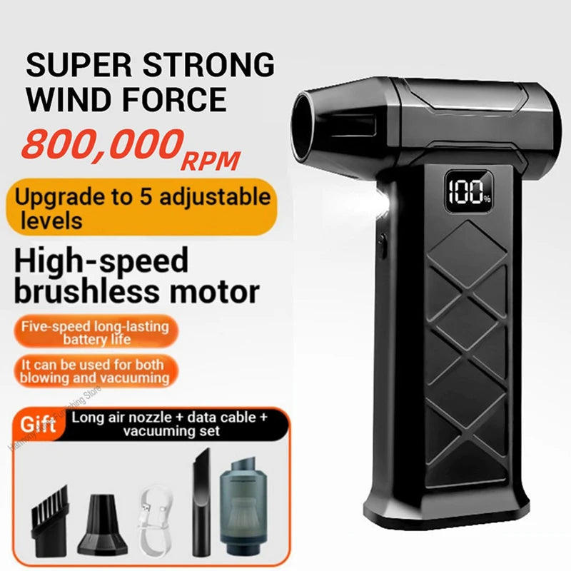 Rechargeable Turbo Fan"