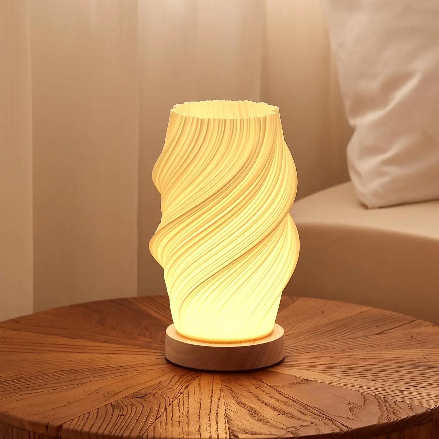 Vintage Boho Table Lamp – Cozy, Warm Lighting for Bedroom, Nightstands &amp; Desk