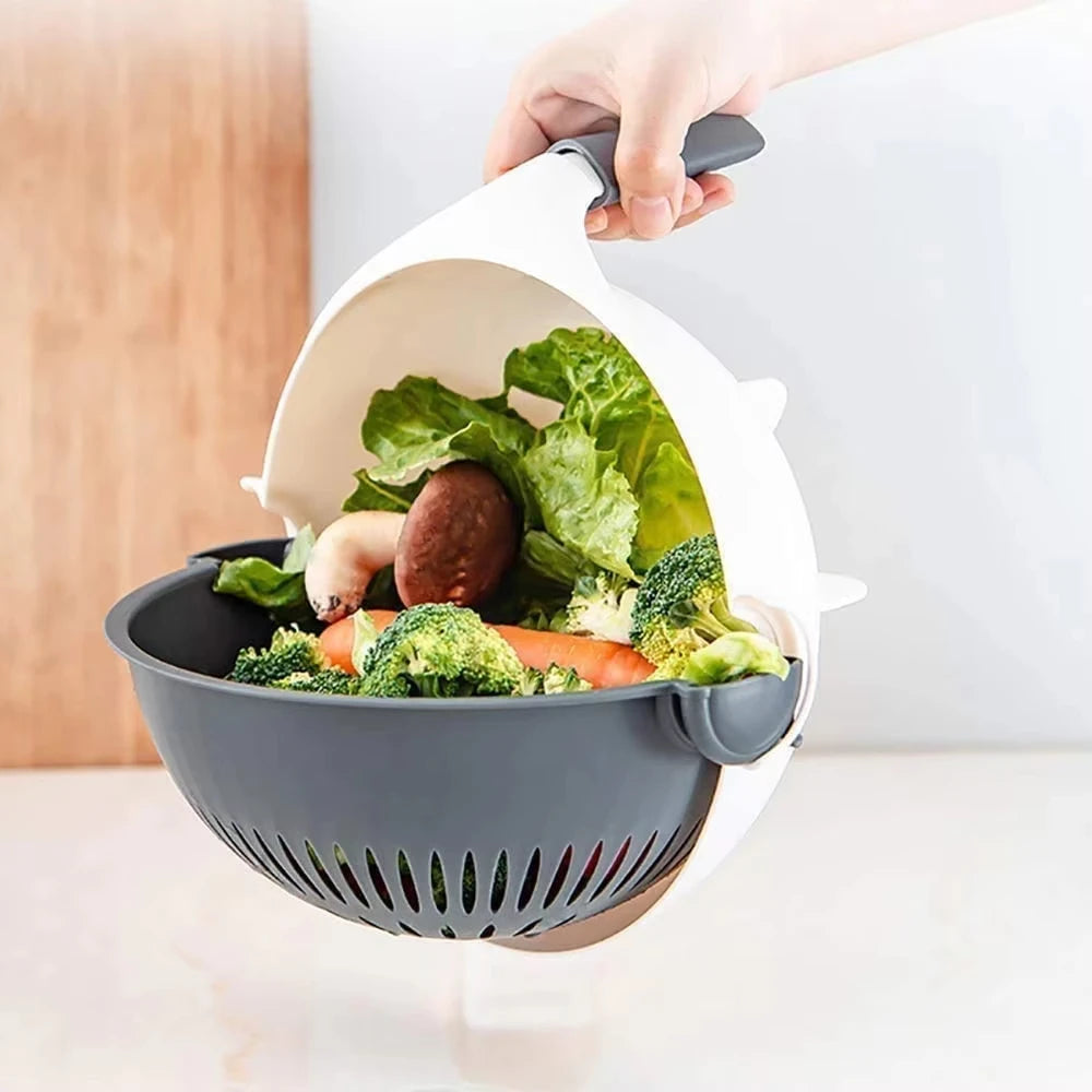 Vegetable Cutter with Drain Basket