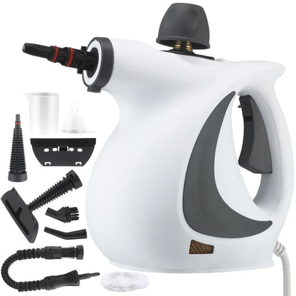 1050W Handheld Steam Cleaner – High Temp &amp; Pressure for Kitchen &amp; AC Cleaning"