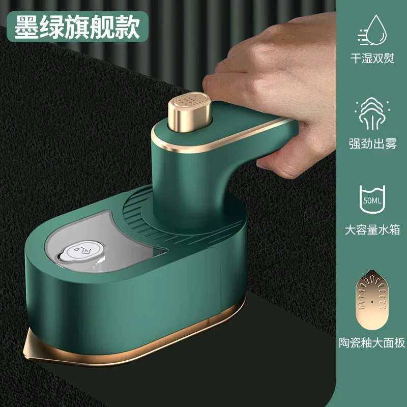 "Folding Handheld Garment Steamer – Mini Electric Iron for Home &amp; Travel"tifact steam ironsteamer forclothes