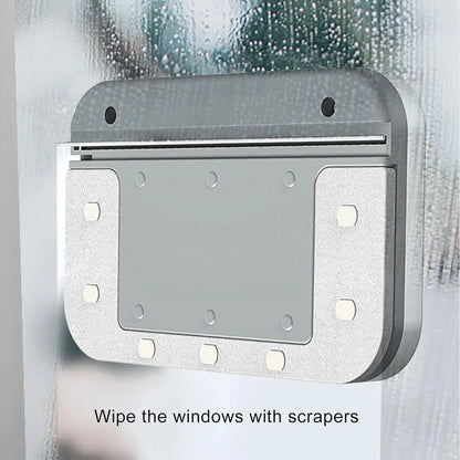 Magnetic Window Cleaner Tool Double-Sided Magnet Glass Brush Glazing Wiper Specialized Double Glazed Outside High Windows Washer