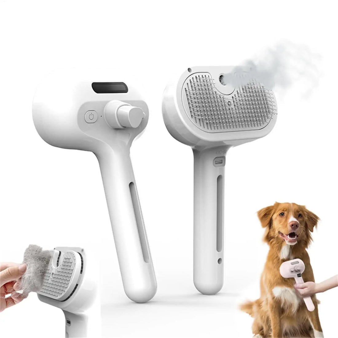 Pet Hair Remover Spray &amp; Grooming Comb –