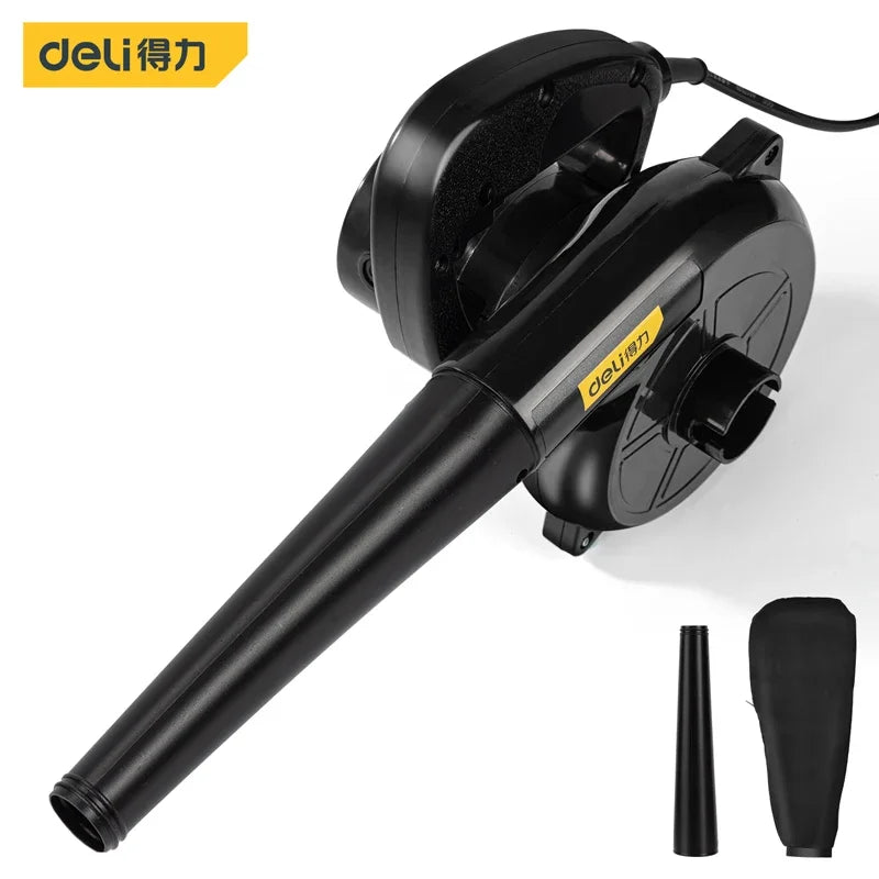 Deli Electric Air Blower – Industrial Dust Cleaner, Blowing &amp; Suction, High-Power Vacuum"