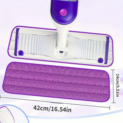 Magic Floor Cleaning Sweeper – 360° Rotation Flat Mop with Microfiber Pads"