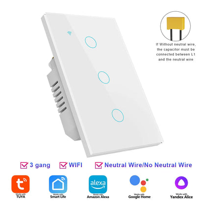Smart Light Wall Touch Switch US Standard